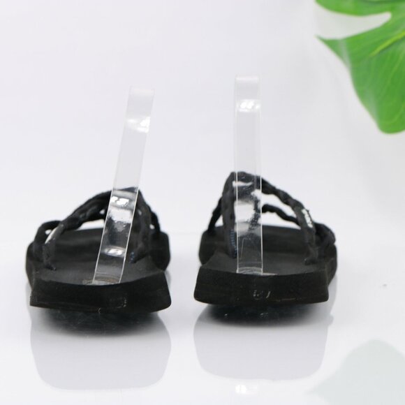 Teva Womens Olowahu Sandal Size 7 Black Thong Slide Active Hike Flip Flop - Picture 8 of 12